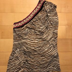 Trina Turk Cold Shoulder Blouse